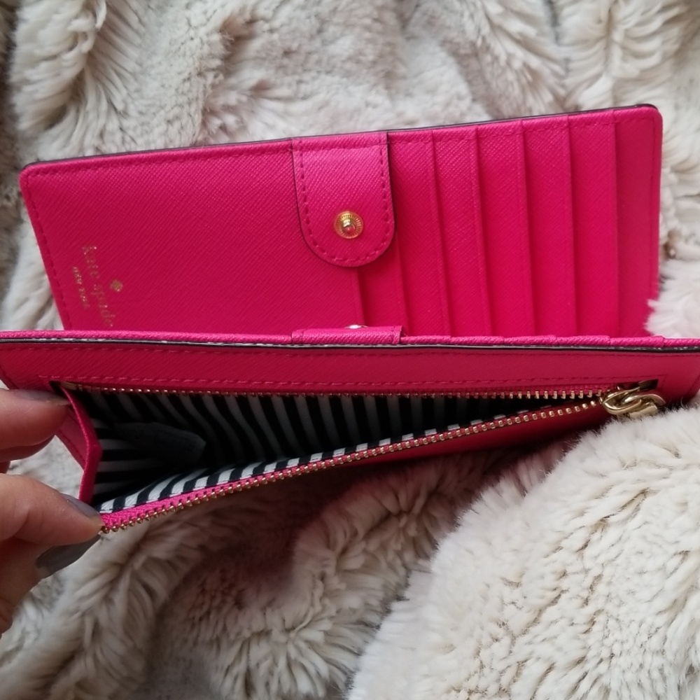 Kate Spade Pink Leather Wallet - Picture 6 of 6